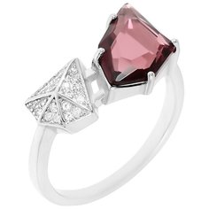 Balex Кольцо 1422910294 из серебра 925 пробы с фианитом, размер 20