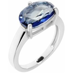 Balex Кольцо 1416930147 из серебра 925 пробы с мистик кварцем природным, размер 16.5