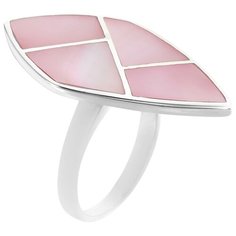 Balex Кольцо 1424920282 из серебра 925 пробы с перламутром, размер 18.5