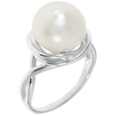 Balex Кольцо 1432930143 из серебра 925 пробы с жемчугом культивированным, размер 18
