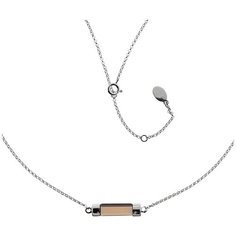 Balex Колье 9436930220 из серебра 925 пробы с раухтопазом природным, 45 см, 4.83 г