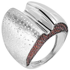 Balex Кольцо 1445900024 из серебра 925 пробы с фианитом, размер 17