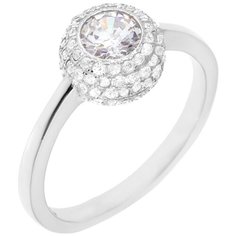 Balex Кольцо 1422910288 из серебра 925 пробы с фианитом, размер 18.5