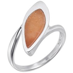 Balex Кольцо 1432930228 из серебра 925 пробы с авантюрином, размер 17.5