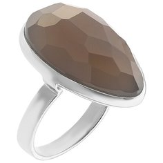 Balex Кольцо 1436930198 из серебра 925 пробы с агатом природным, размер 17.5