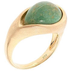 Balex Кольцо 1429930093 из серебра 925 пробы с бирюзой, размер 19