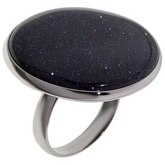 Balex Кольцо 1436930217 из серебра 925 пробы с авантюрином реконструированным, размер 16.5