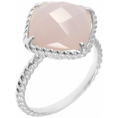 Balex Кольцо 1429930035 из серебра 925 пробы с халцедоном, размер 17.5