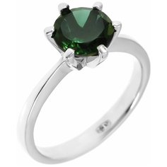 Balex Кольцо 1405836227 из серебра 925 пробы с шпинелью синтетической, размер 17.5