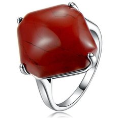 Balex Кольцо 1432930201 из серебра 925 пробы с яшмой, размер 18.5