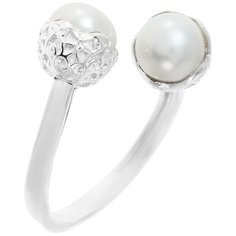Balex Кольцо 1454930093 из серебра 925 пробы с жемчугом культивированным, размер 18