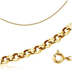 Бронницкий Ювелир Цепь из желтого золота 510603400, 45 см, 4.02 г