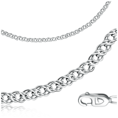 Бронницкий Ювелир Цепь из серебра 811000501, 60 см, 22.75 г