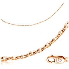 Бронницкий Ювелир Цепь из красного золота 110451414, 40 см, 2.69 г