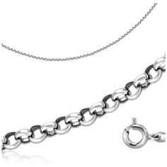 Бронницкий Ювелир Цепь из белого золота 610603400, 55 см, 4.82 г