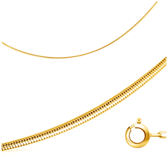 Бронницкий Ювелир Цепь из желтого золота 510200160, 45 см, 2.59 г