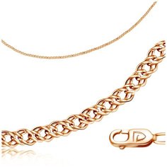 Бронницкий Ювелир Цепь из красного золота 110400501, 50 см, 4.15 г