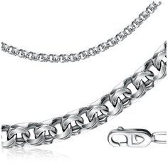 Бронницкий Ювелир Цепь из серебра 821503821, 60 см, 69.84 г