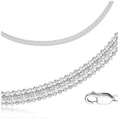 Бронницкий Ювелир Цепь из серебра 334-127, 50 см, 7.63 г