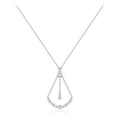 Бронницкий Ювелир Колье из белого золота 64319489, 50 см, 6.5 г