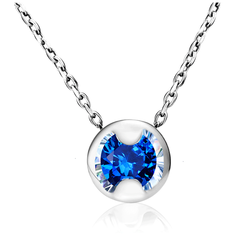 Бронницкий Ювелир Колье из белого золота 64319027, 47 см, 3.1 г