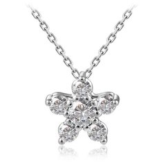 Бронницкий Ювелир Колье из белого золота 64319472, 47 см, 2.33 г