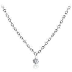 Бронницкий Ювелир Колье из белого золота 64309670, 47 см, 1.62 г