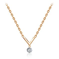 Бронницкий Ювелир Колье из красного золота 14319674, 40 см, 1.62 г