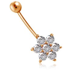 Бронницкий Ювелир Пирсинг из красного золота 16611378000