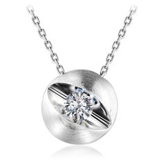 Бронницкий Ювелир Колье из белого золота 64319799, 47 см, 2.79 г