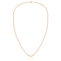 Бронницкий Ювелир Колье из красного золота 14310035, 45 см, 3.92 г