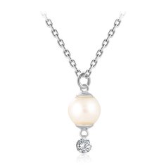 Бронницкий Ювелир Колье из белого золота 64319893, 47 см, 2.16 г