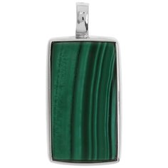 Balex Подвеска 3436930165 из серебра 925 пробы с малахитом природным и перламутром