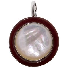 Balex Подвеска 3436930210 из серебра 925 пробы с сердоликом природным и перламутром