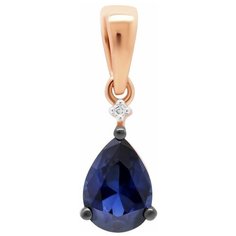 VALTERA Подвес с сапфирами и бриллиантами 100512