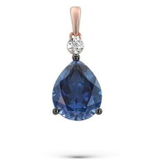 VALTERA Подвес с сапфирами и бриллиантами 089935