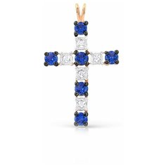 VALTERA Подвес с сапфирами и бриллиантами 094749