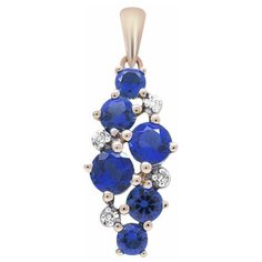 VALTERA Подвес с сапфирами и бриллиантами 089936