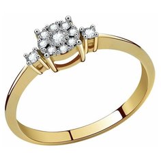 VALTERA Кольцо с бриллиантами 108695, размер 16.5