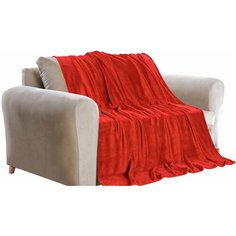 Покрывало Guten Morgen Красный, 180 х 200 см, красный