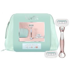 Venus Rosegold Бритва с 2 сменными кассетами + косметичка