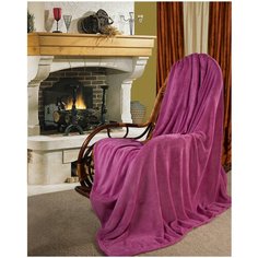 Покрывало Guten Morgen Ягодный, 180 х 200 см, розовый