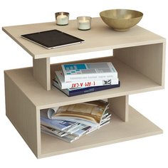 Столик журнальный MfMaster Арто-22, ДхШ: 59 х 39 см, дуб молочный МФ Мастер