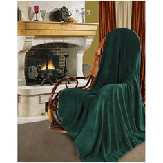 Покрывало Guten Morgen Охотничий зеленый, 200 х 220 см, зеленый