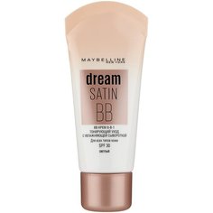 Maybelline New York BB крем Dream Satin, SPF 30, 30 мл, оттенок: светлый