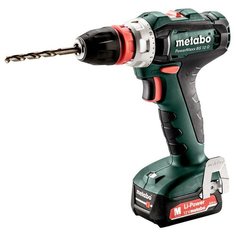 Аккумуляторная дрель-шуруповерт Metabo PowerMaxx BS 12 Q 2.0Ач х2 кейс