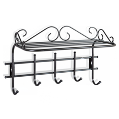 Вешалка для верхней одежды Sheffilton Грация 2/5 черный