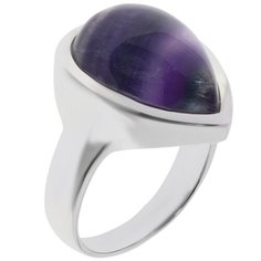 Balex Кольцо 1436930183 из серебра 925 пробы с флюоритом, размер 18.5