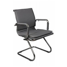 Стул Бюрократ CH-993-LOW-V, металл/искусственная кожа, цвет: серый