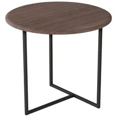 Столик журнальный Калифорния мебель Альбано, d: 55 см, акация